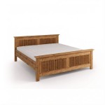Łóżko 160x200 drewniane sosnowe kolor dąb Rosella