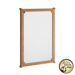 Lustro wiszące małe dębowe Campi