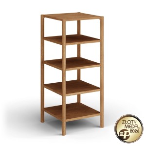 Regał dębowy wysoki Campi