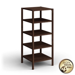 Regał dębowy wysoki tabacco Campi