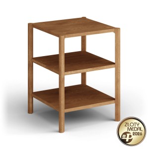 Regał dębowy niski Campi