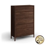 Szafka na buty wysoka dębowa tabacco Campi