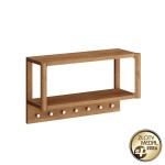 Wieszak wiszący wąski dębowy Campi