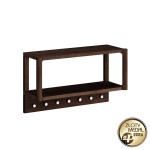 Wieszak wiszący wąski dębowy tabacco Campi