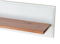 Drewniana biała bejca półka na ścianę TOSKANIA