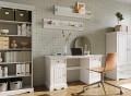 Półki sosnowe 2szt. Belluno Elegante białe