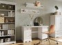 Sosnowa bieliźniarka biała do salonu Belluno Elegante