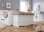 Skrzynia sosnowa Belluno Elegante biała