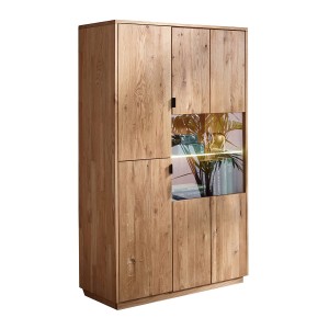 Witryna bez szuflad dębowa Arezzo