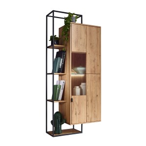 Witryna wisząca dębowa Arezzo